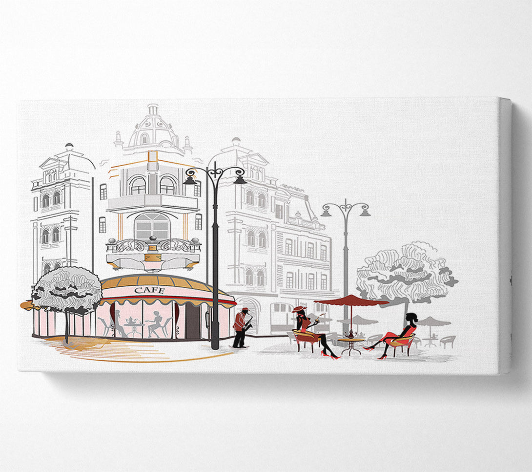  A Canvas Print of City Streets 6 Canvas Art
