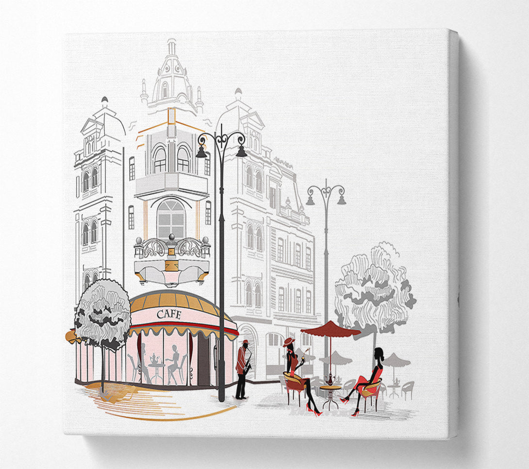  A Canvas Print of City Streets 6 Canvas Art
