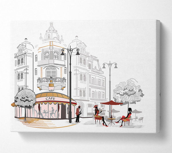  A Canvas Print of City Streets 6 Canvas Art