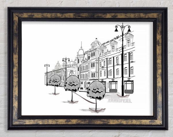 City Streets 7 Framed Print