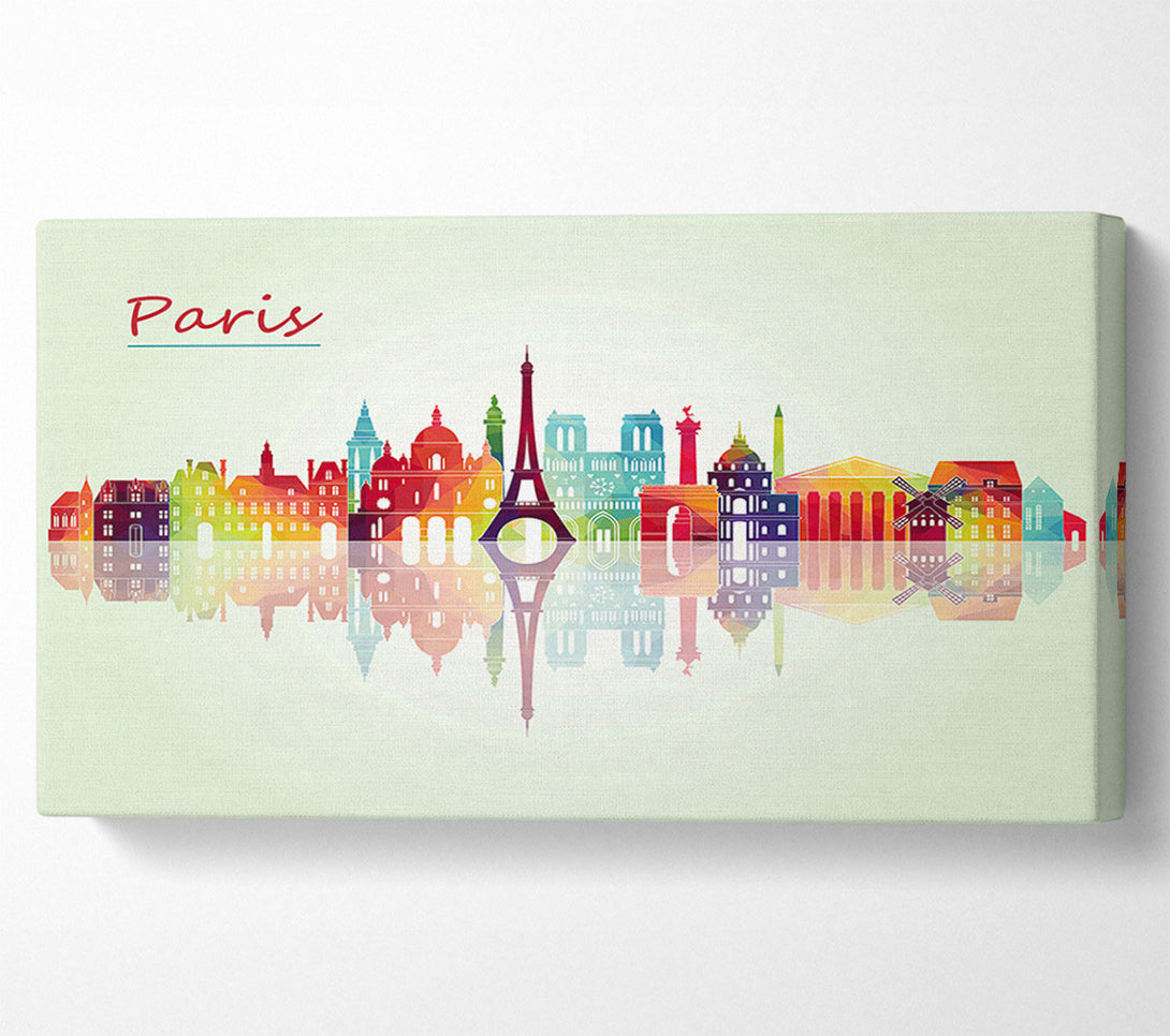  A Canvas Print of Eiffel Tower France 6 Canvas Print