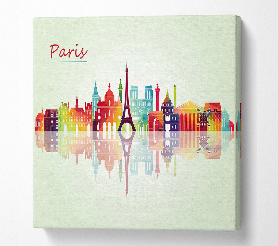  A Canvas Print of Eiffel Tower France 6 Canvas Print