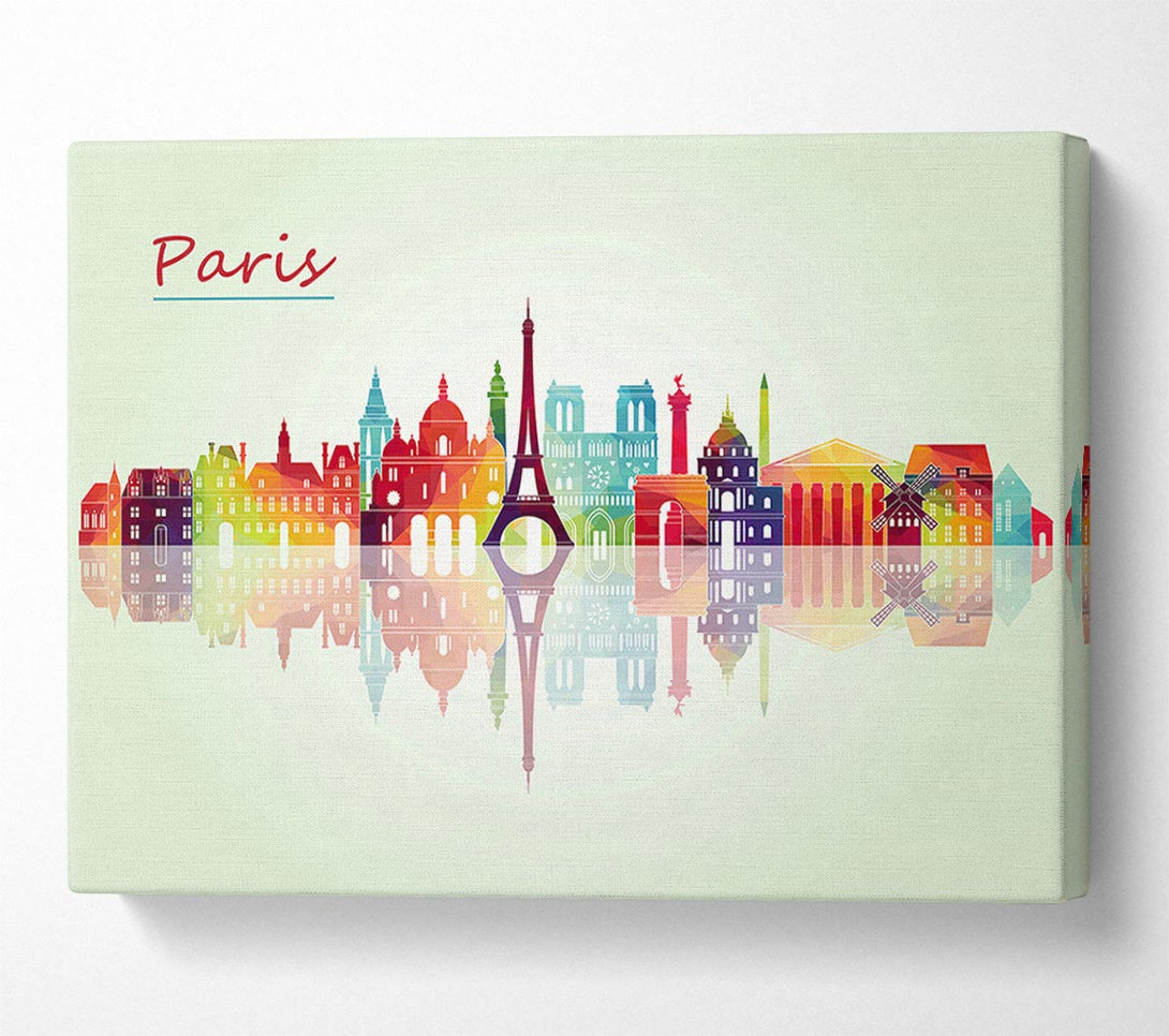  A Canvas Print of Eiffel Tower France 6 Canvas Print