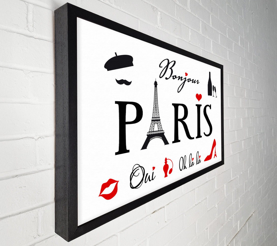  A Canvas Print of Eiffel Tower France 9 Canvas Art
