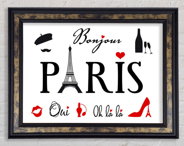 Eiffel Tower France 9 Framed Print