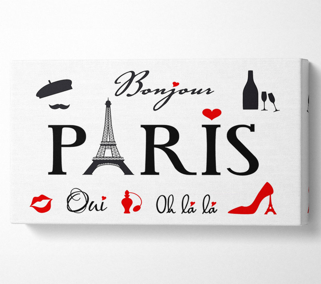  A Canvas Print of Eiffel Tower France 9 Canvas Art