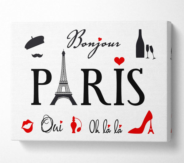 A Canvas Print of Eiffel Tower France 9 Canvas Art