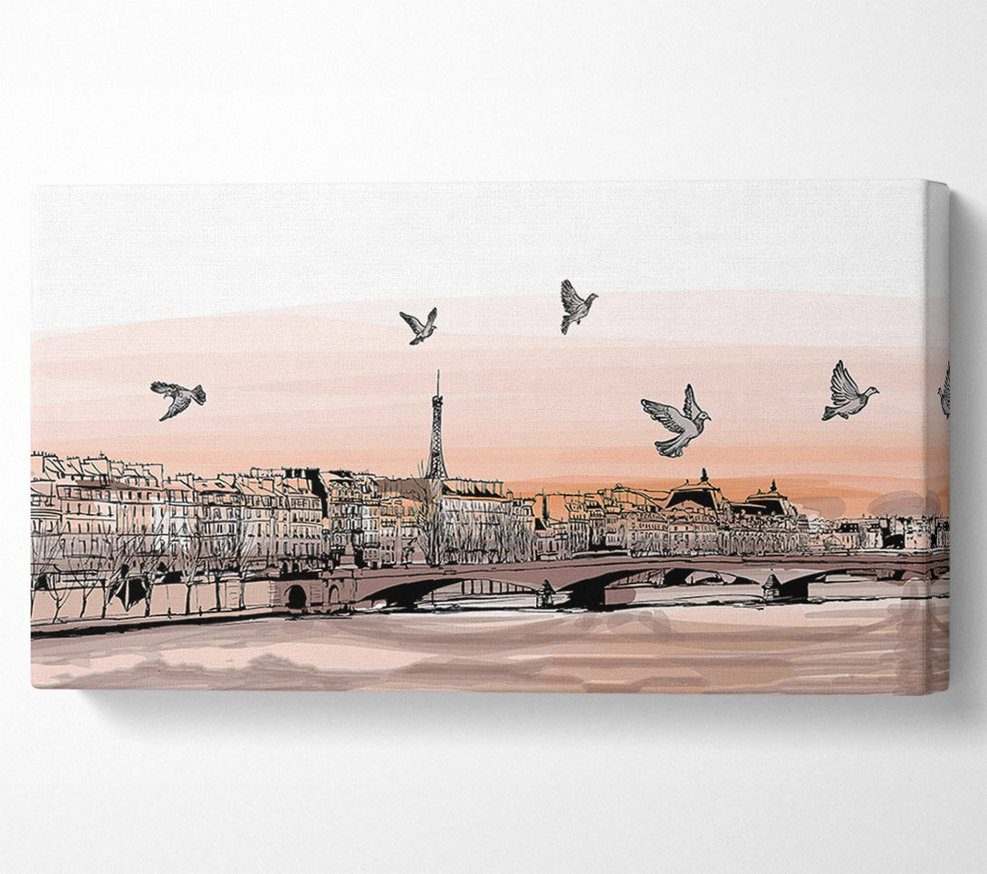  A Canvas Print of Eiffel Tower France 10 Canvas Art