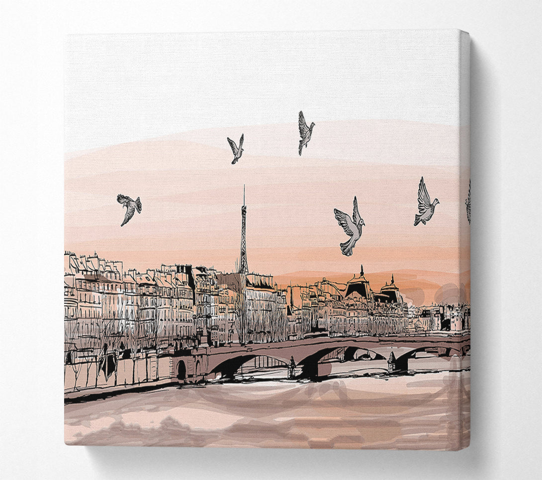 A Canvas Print of Eiffel Tower France 10 Canvas Art