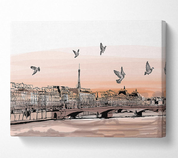  A Canvas Print of Eiffel Tower France 10 Canvas Art