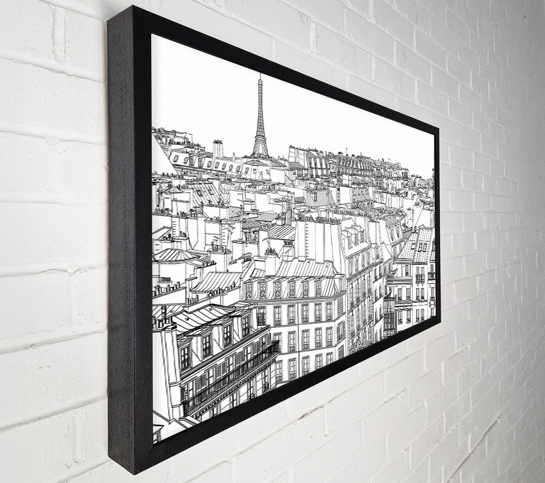  A Canvas Print of Eiffel Tower France 14 Canvas Wall Art
