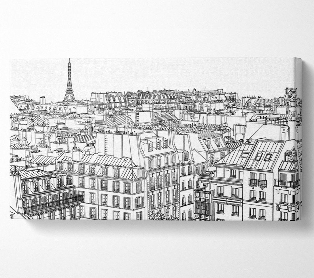  A Canvas Print of Eiffel Tower France 14 Canvas Wall Art