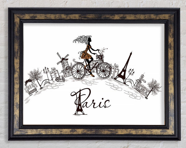 Eiffel Tower Chic 10 Framed Print