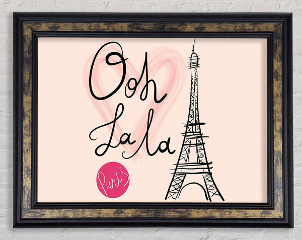 Eiffel Tower Chic 11 Framed Print