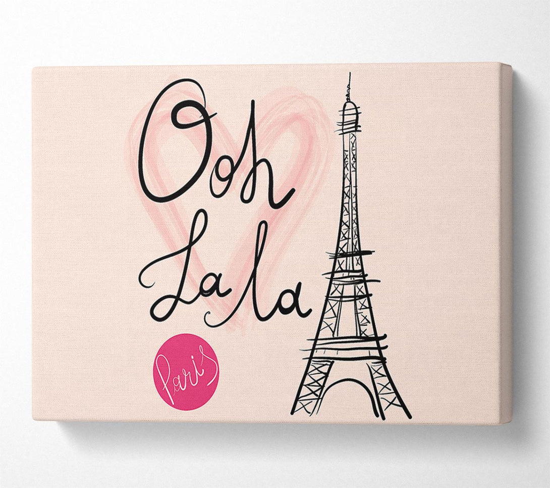  A Canvas Print of Eiffel Tower Chic 11 Canvas Art