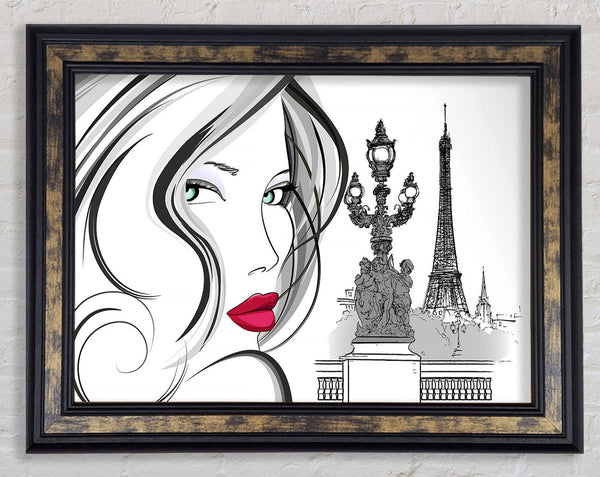 Eiffel Tower Chic 6 Framed Print