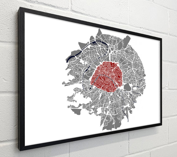 Map Of The City 5 Paris