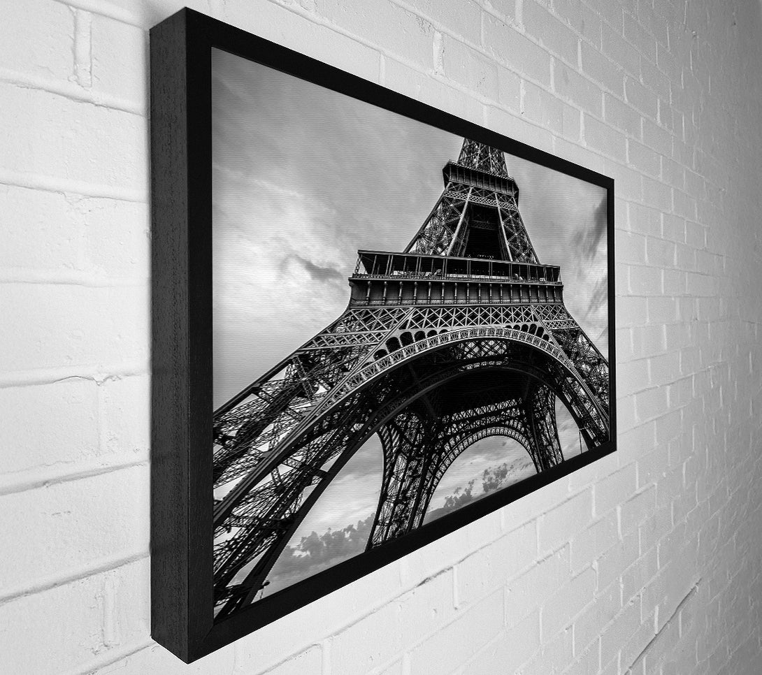  A Canvas Print of Eiffel Tower Close Up 2 Canvas Wall Art