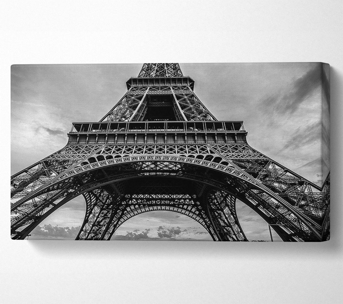  A Canvas Print of Eiffel Tower Close Up 2 Canvas Wall Art