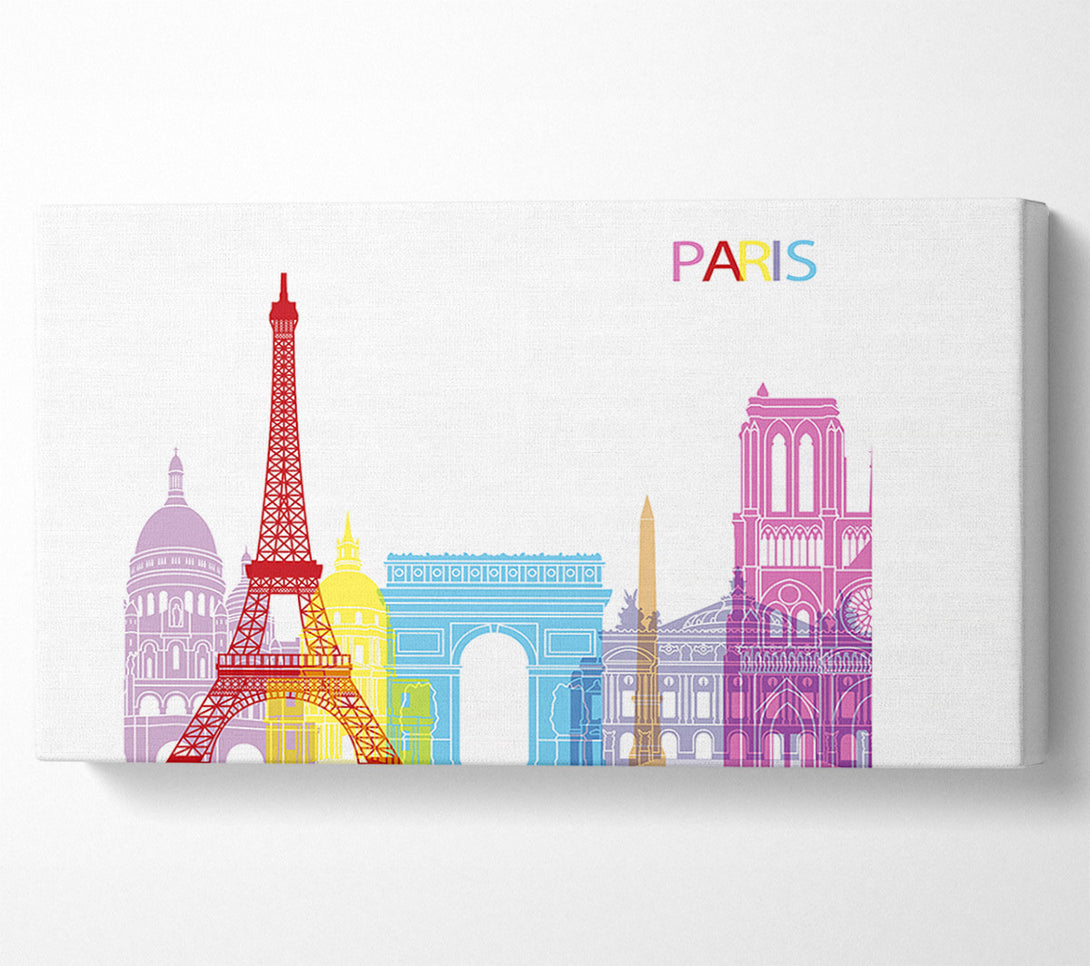  A Canvas Print of Eiffel Tower France 8 Canvas Print