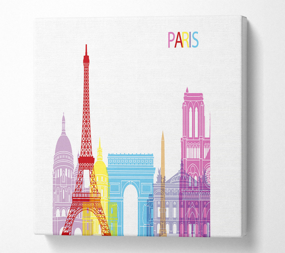  A Canvas Print of Eiffel Tower France 8 Canvas Print