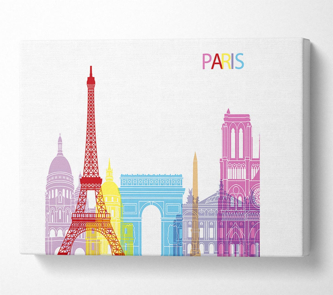  A Canvas Print of Eiffel Tower France 8 Canvas Print