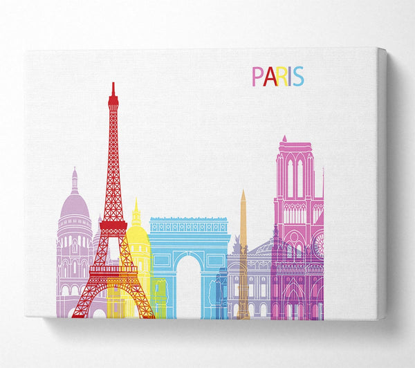  A Canvas Print of Eiffel Tower France 8 Canvas Print
