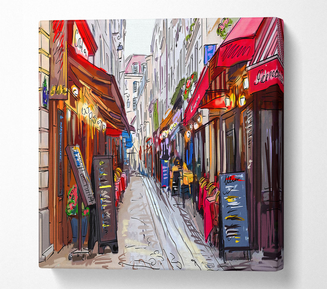  A Canvas Print of Things To Do In The City 9 Canvas Wall Art