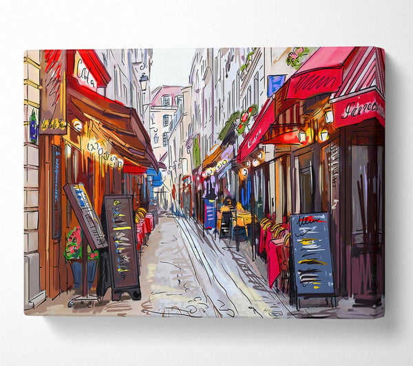  A Canvas Print of Things To Do In The City 9 Canvas Wall Art