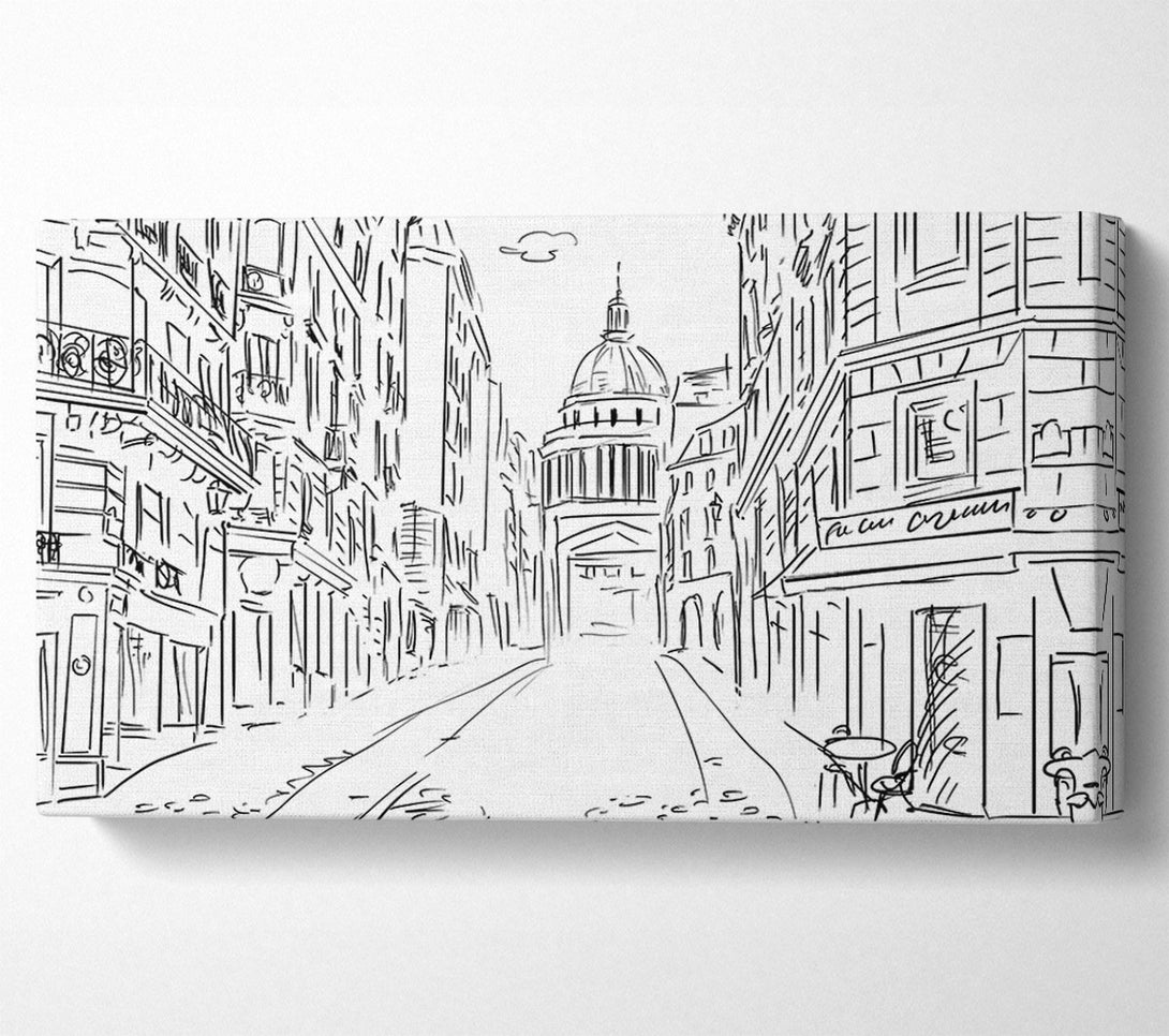  A Canvas Print of City Streets 9 Canvas Wall Art
