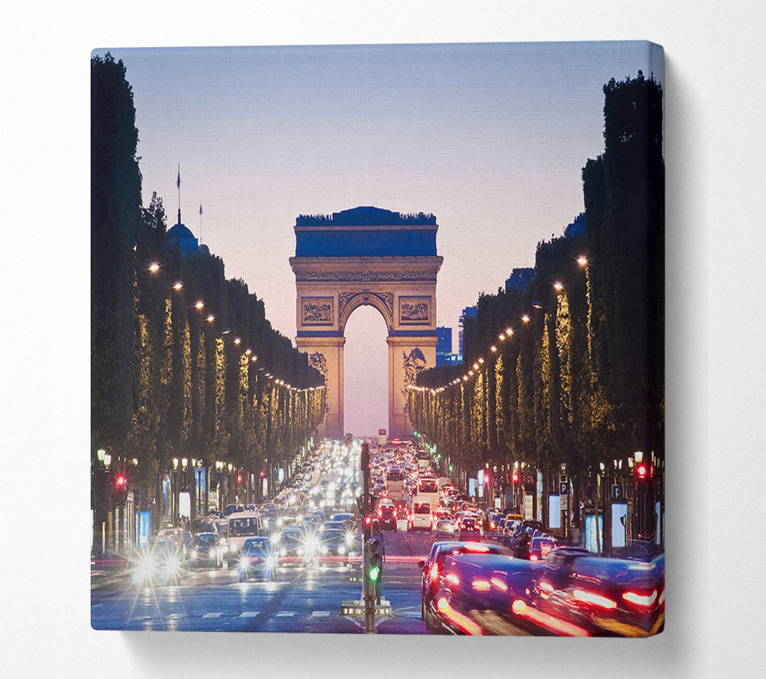  A Canvas Print of Arc De Triomphe 10 Canvas Wall Art