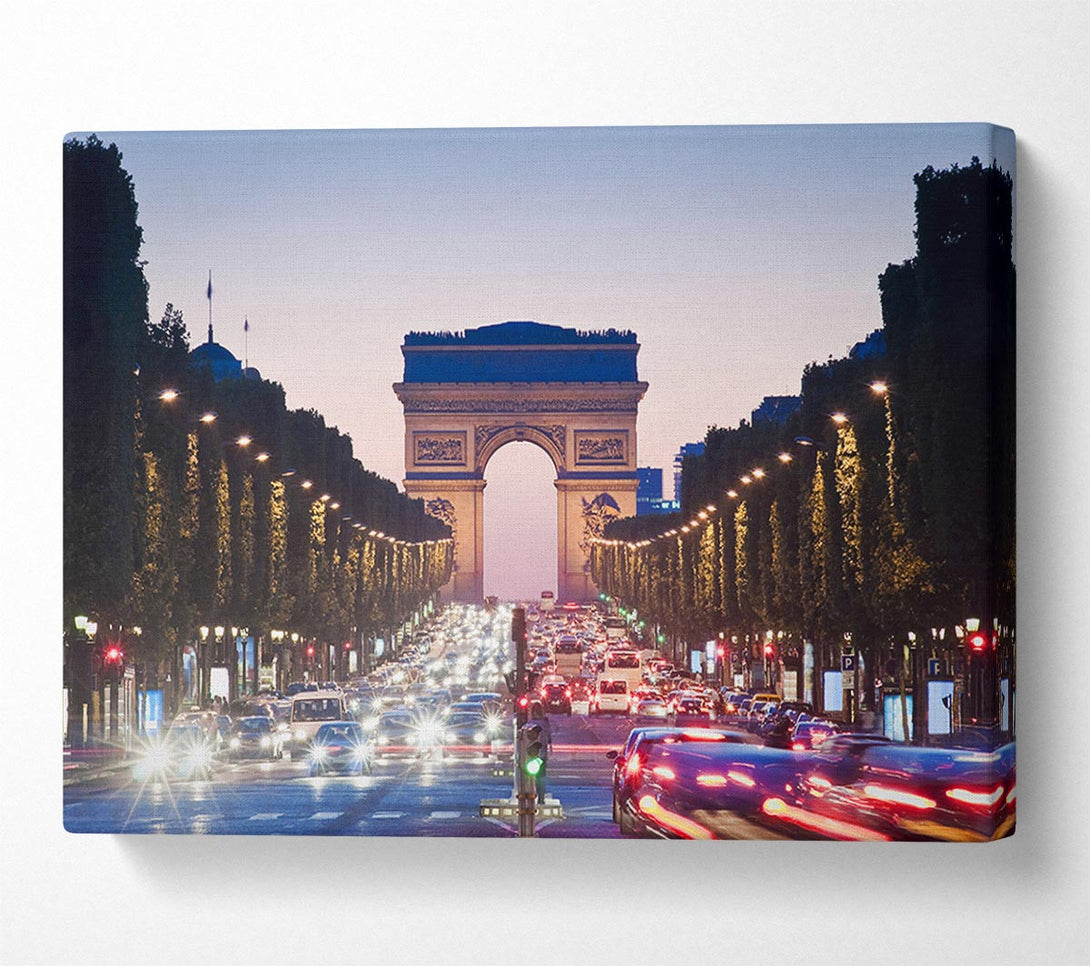  A Canvas Print of Arc De Triomphe 10 Canvas Wall Art
