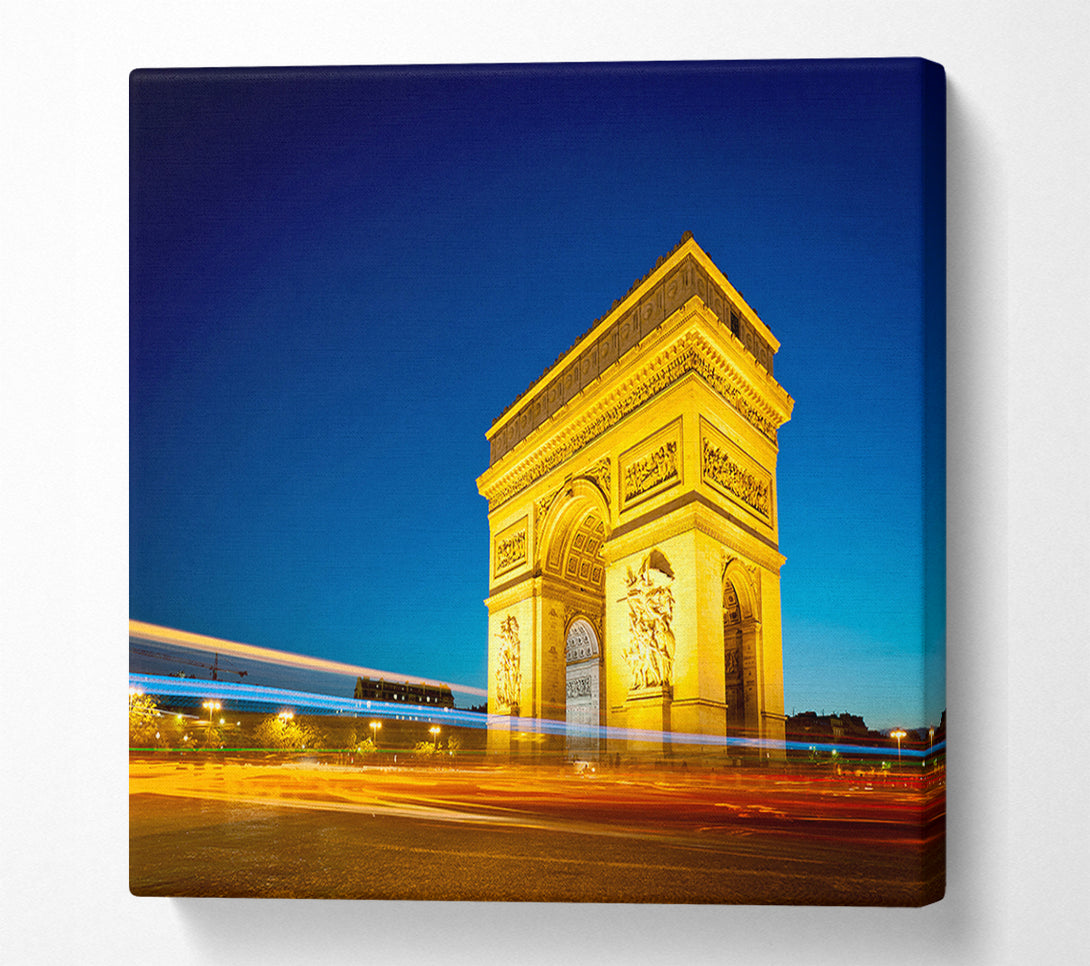  A Canvas Print of Arc De Triomphe 5 Canvas Print
