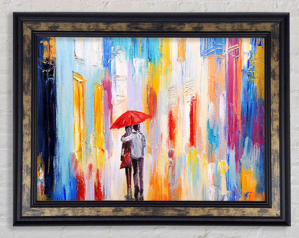Capital Of Love Framed Print