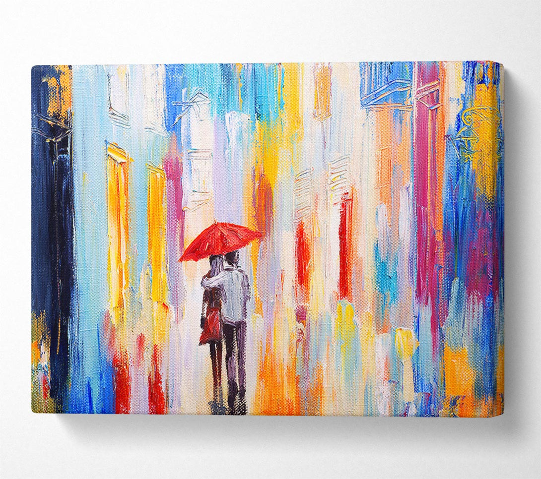  A Canvas Print of Capital Of Love Canvas Print