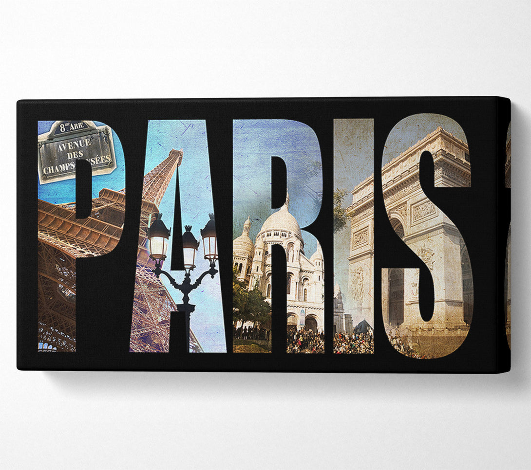  A Canvas Print of Eiffel Tower France 19 Canvas Art