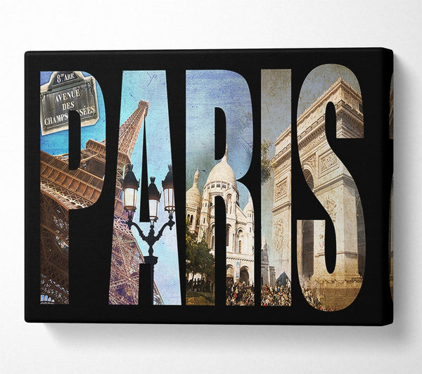 A Canvas Print of Eiffel Tower France 19 Canvas Art