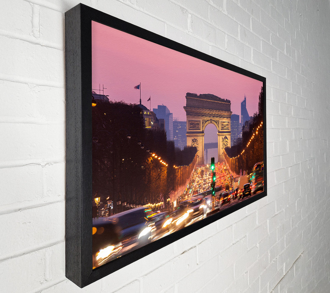  A Canvas Print of Arc De Triomphe 6 Canvas Print