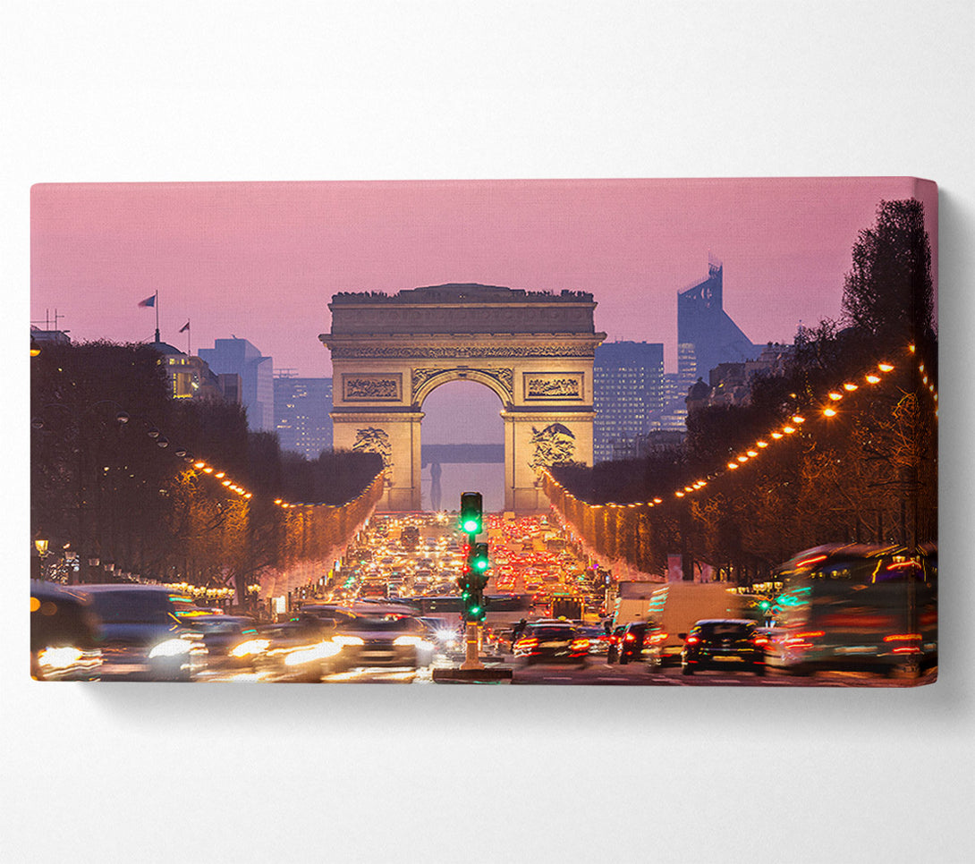  A Canvas Print of Arc De Triomphe 6 Canvas Print
