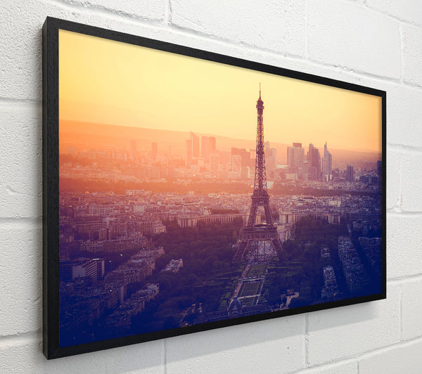 Eiffel Tower Over The Cit