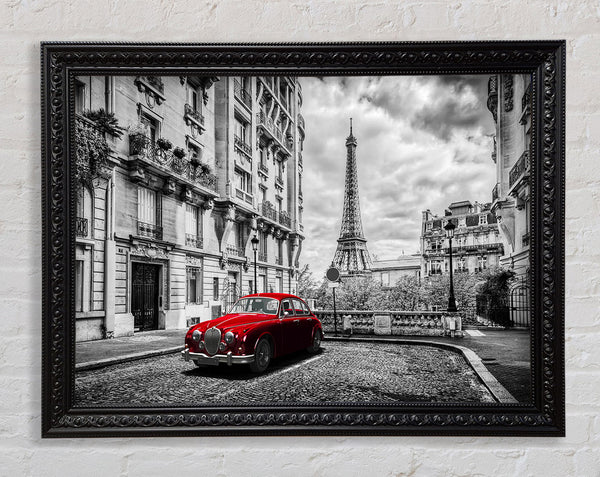 Eiffel Tower Streets 7 Framed Print