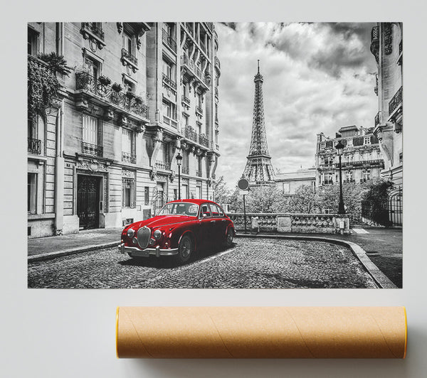 Eiffel Tower Streets 7 Giclee Print