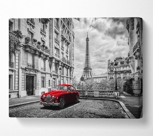  A Canvas Print of Eiffel Tower Streets 7 Canvas Art
