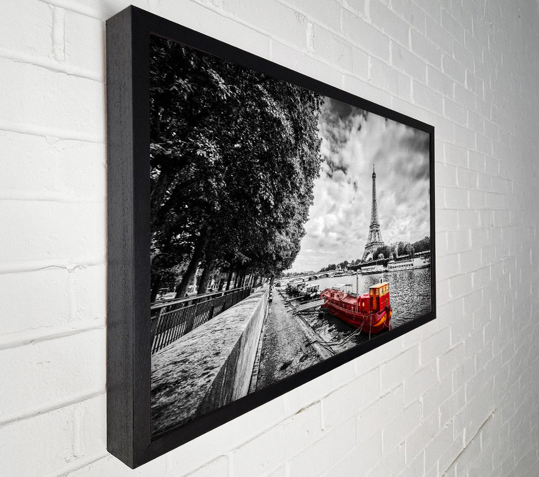  A Canvas Print of Eiffel TowerRiver Seine Canvas Print