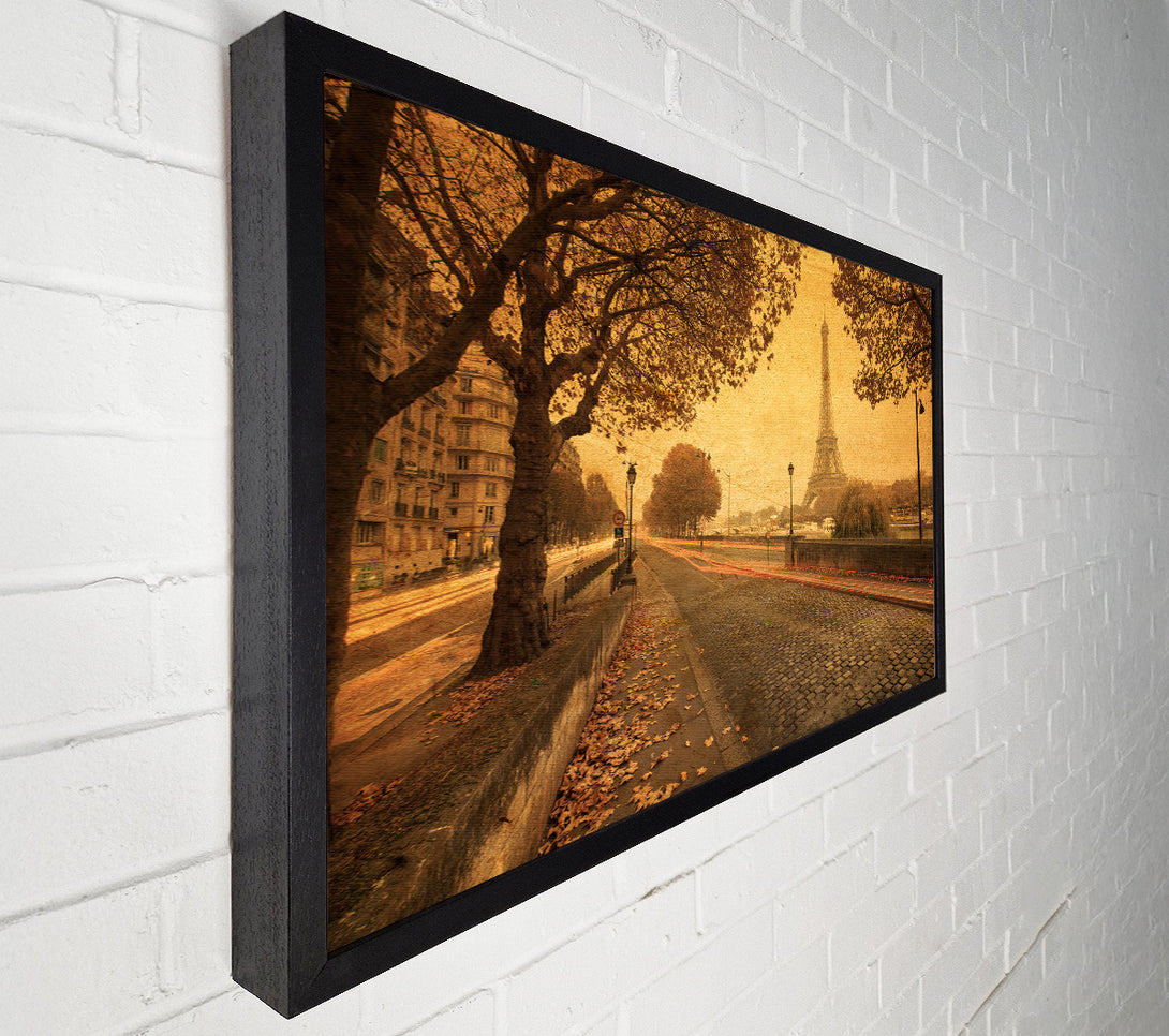  A Canvas Print of Eiffel Tower Retro 11 Canvas Art