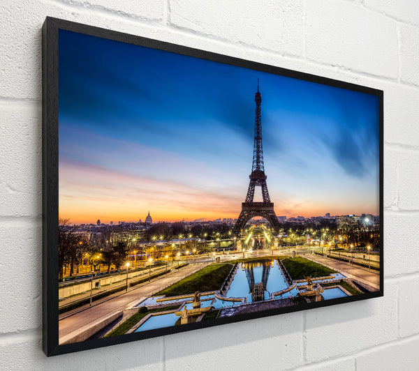 Eiffel Tower Night Lights