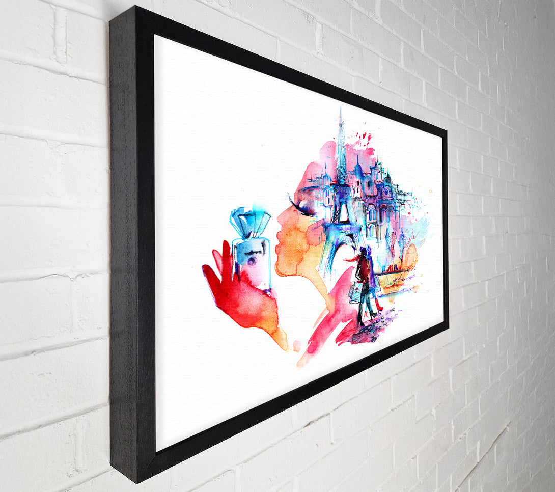  A Canvas Print of Eiffel Tower Chic 8 Canvas Print