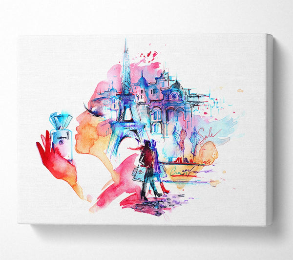  A Canvas Print of Eiffel Tower Chic 8 Canvas Print