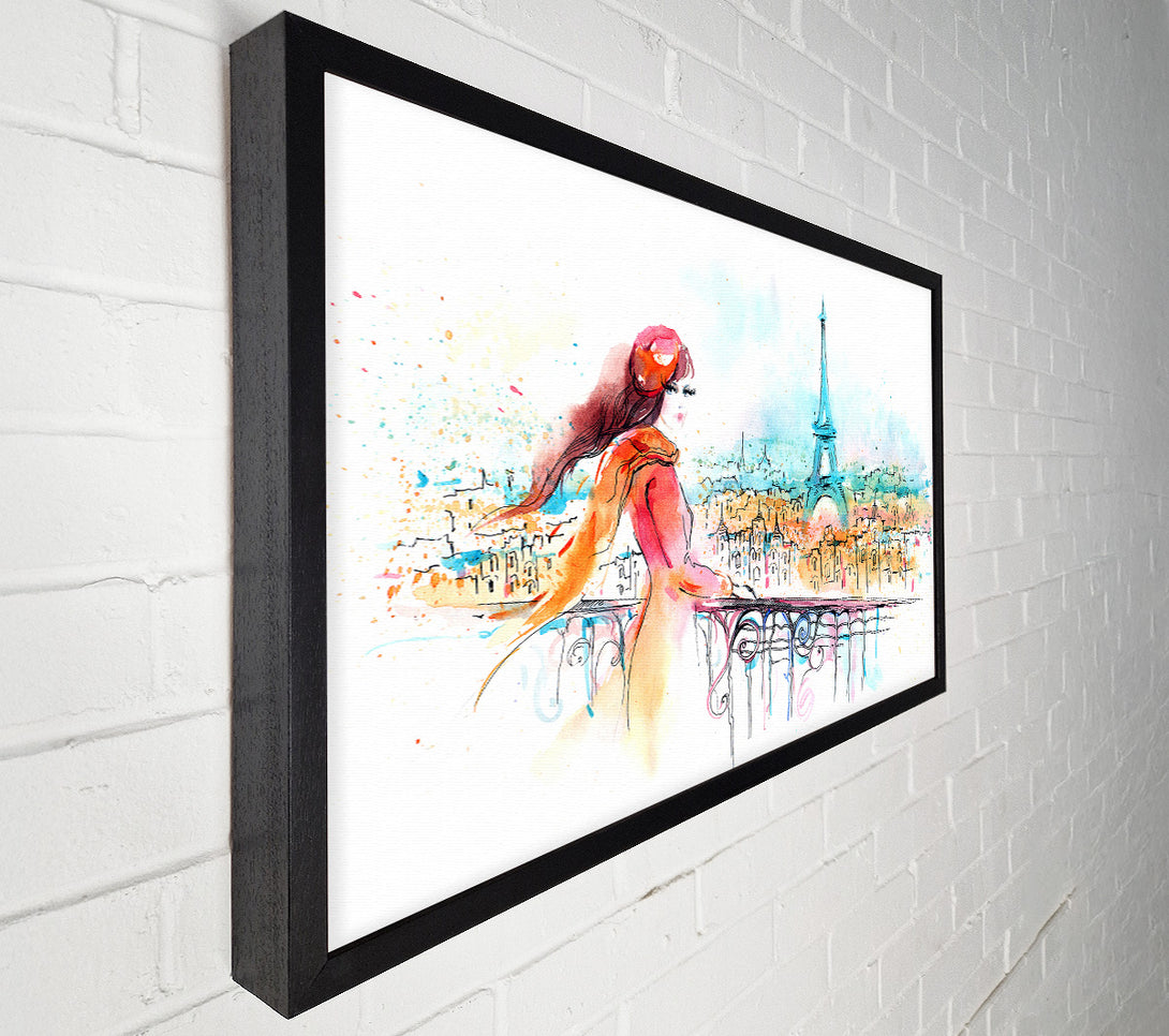  A Canvas Print of Eiffel Tower Beauty Canvas Wall Art