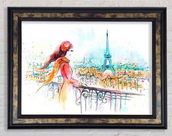 Eiffel Tower Beauty Framed Print